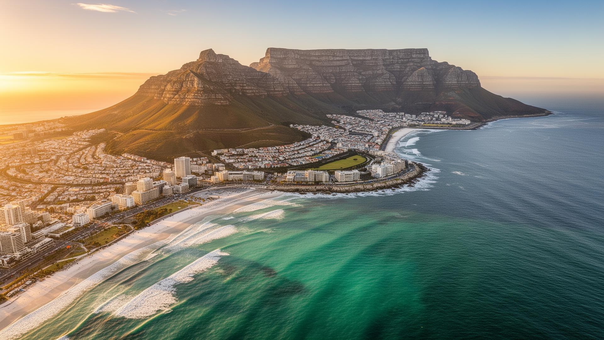 Cape Town aerial view
